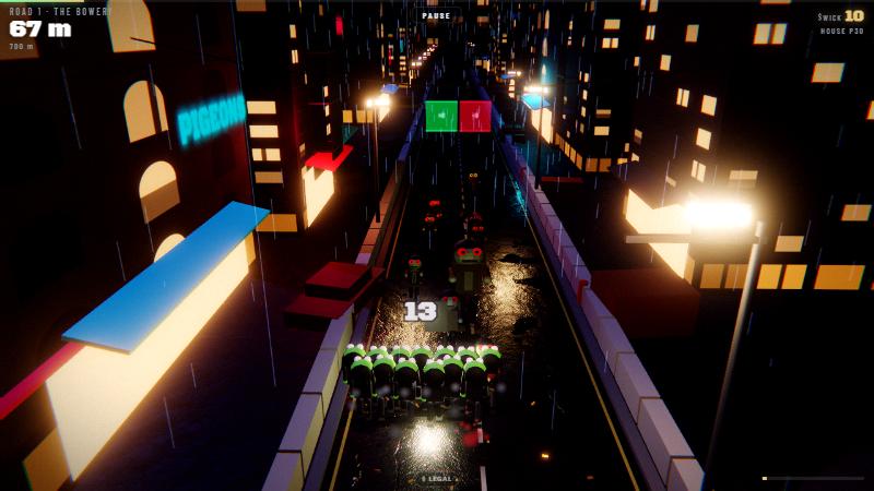 PEPE WICK vs HORDE — the squad marches up the Bowery into the horde
