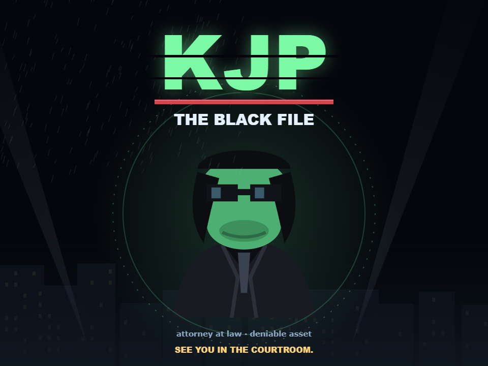 KJP — THE BLACK FILE